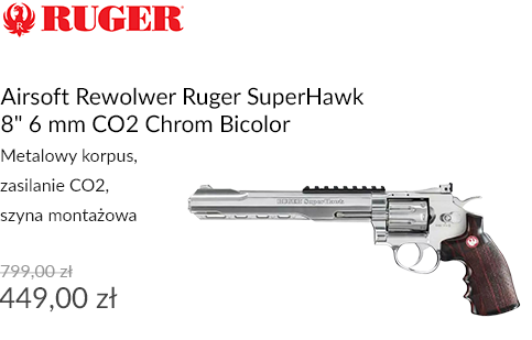 Airsoft Rewolwer Ruger SuperHawk 8