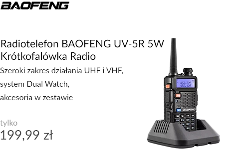 Radiotelefon BAOFENG UV-5R 5W Krótkofalówka Radio
