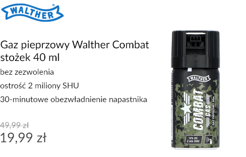 Gaz pieprzowy Walther Combat stożek 40 ml