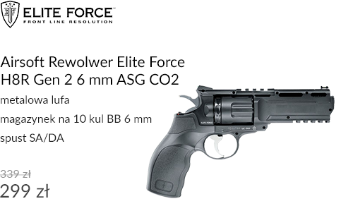 Airsoft Rewolwer Elite Force H8R Gen 2 6 mm ASG CO2