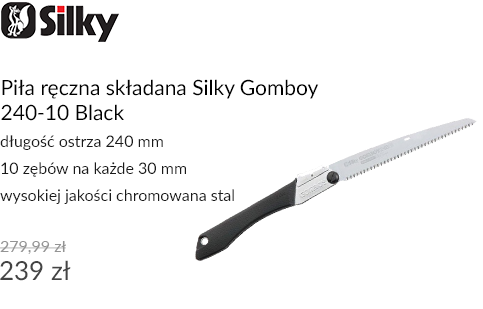 Piła ręczna składana Silky Gomboy 240-10 Black