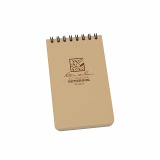Notes Rite in the Rain 935T Pocket Top Spiral 3x5 Tan