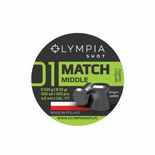 Śrut Olympia Shot Match Middle 4,5 mm - 500 szt.