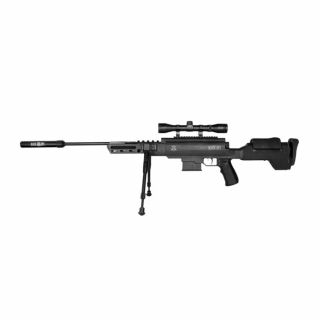 Wiatrówka Karabinek Black Ops Sniper 4,5 mm z lunetą 4x32