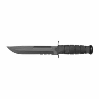 Nóż z głownią stałą Ka-Bar Black Serrated 1212