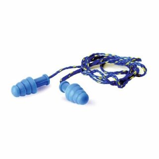 Zatyczki do uszu Walker's gumowe niebieskie ze sznurkiem