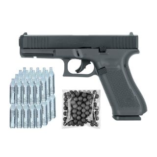 Pistolet Glock 17 Gen5 RAM 43 + Co2 50 + kule guma metal 100