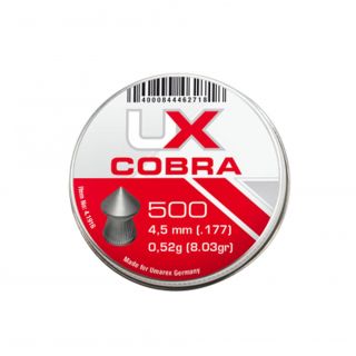 Śrut Umarex Cobra Pointed ribbed Diabolo 4,5 mm 500 szt.