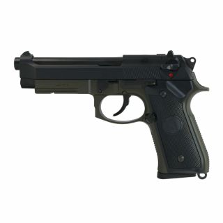 Airsoft Pistolet KJ Works M9A1 OD metal Green Gas