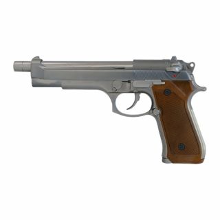 Airsoft Pistolet WE M92 Long Silver Green Gas