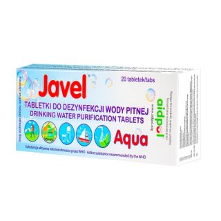 Tabletki Javel Aqua do uzdatniania wody 20 szt