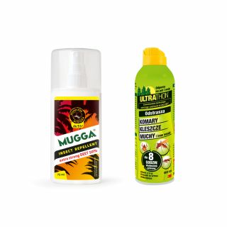 Spray Mugga Extra Strong 50% DEET + Spray ULTRATHON 25% DEET