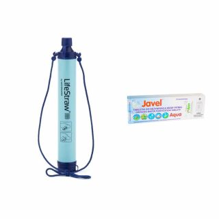 Filtr do wody LifeStraw Personal Blue + Tabletki Javel Aqua