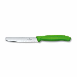 Nóż z głownią stałą Victorinox Swiss Classic zielony