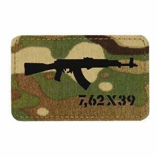 Naszywka M-Tac AKM 7,62х39 Laser Cut Multicam/Black