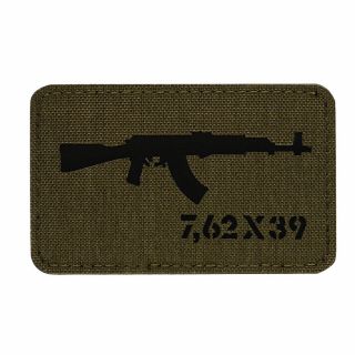Naszywka M-Tac AKM 7,62х39 Laser Cut Ranger Green/Black