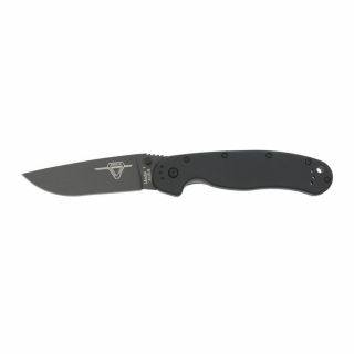 Nóż składany Ontario RAT 1 Folder Black Plain Black Blade