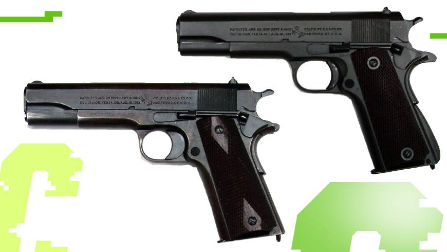 pistolety colt m1911 i wersja M1911A1